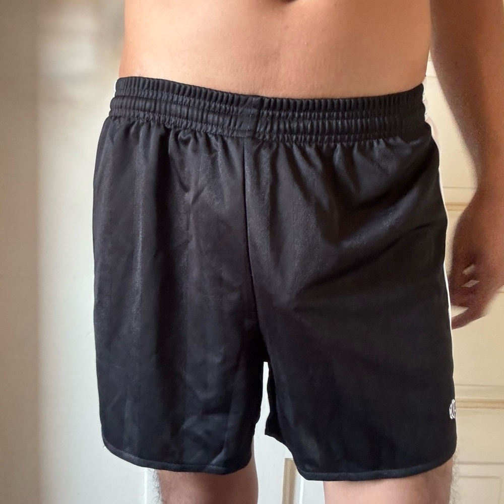 Classic Black Athletic Shorts for Men